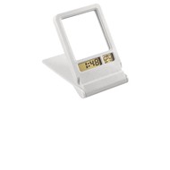 Espejo con Reloj-Alarma
CÓDIGO: CCB10
Espejo con tapa, incluye reloj digital con alarma.
• Colores: Blanco (01)
• Impresión en: Serigrafía.