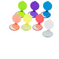 Espejo Frozen con Tapa
CÓDIGO: CCB11
Espejo redondo de bolsillo. Material plástico frozen con tapa.
• Tamaño: Ø 6 cm.
• Colores: Blanco (01), Azul (02), Rojo (03), Naranjo (04), Amarillo (05), Verde (06), Morado (25).
• Impresión en: Serigrafía 