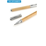 Roller Pen Bamboo / Metal
CÓDIGO: CCB40
Roller Pen Ejecutivo de Madera de Bamboo con tapa metálica satinada, tinta negra.
• Tamaño: 13.5 x Ø 1.1 cm.
• Peso: 16.8 grs.
• Colores: Madera (12).
• Impresión en: Serigrafía, Grabado Láser.