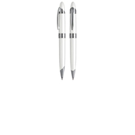 Bolígrafo White Pearl
CÓDIGO: CCL60
Bolígrafo metálico modelo "White Pearl", con terminales cromados plata. Escritura azul.
• Tamaño: 13.7 x Ø 1.1 cm.
• Peso: 20 grs.
• Colores: Blanco Perla (48).
• Impresión en: Serigrafía - Grabado Láser.