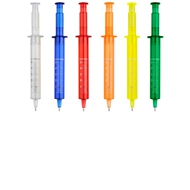 Bolígrafo Jeringa
CÓDIGO: CCL13
Bolígrafo plástico promocional "Jeringa". Escritura Azul.
• Colores: Blanco (01), Azul (02), Rojo (03), Naranjo (04), Amarillo (05), Verde (06).
Impresión en: Serigrafía