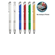Bolígrafo Arrow Touch
CÓDIGO: CCL122
Bolígrafo plástico modelo "Arrow Touch", cuerpo de color metalizado, con puntero Touch-Screen. Escritura azul.
• Tamaño: 13.5 x Ø 1 cm.
• Colores: Plata (00), Azul (02), Rojo (03), Verde (06), Dorado (29).
• Impresión en: Serigrafía.