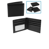 Billetera de PU
CÓDIGO: CCJ19 	
Billetera de PU. Presentación en caja de regalos de cartón forrado negro.
• Tamaño: 11 x 8.4 x 1.3 cm aprox. (cerrada) / 22 x 8.4 cm aprox. (abierta).
• Color: Negro (08).
• Impresión en: Serigrafía - cuño seco.